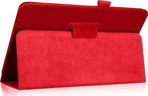 4kom.pl Etui stojak do Samsunga Galaxy Tab A 10.1'' czerwone + klawiatura uniwersalny 5