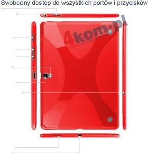 Etui na tablet 4kom.pl Etui X-SHAPE do SAMSUNG GALAXY TAB S 10.5 czarne uniwersalny 3
