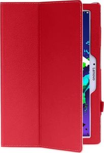 Etui na tablet 4kom.pl Etui Stand Cover Lenovo Tab2 A10-70/ Tab3 10 Plus X70 + szkło + rysik CZERWONE uniwersalny 3