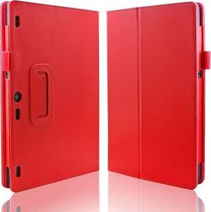 Etui na tablet 4kom.pl Etui Stand Cover Lenovo Tab2 A10-70/ Tab3 10 Plus X70 + szkło + rysik CZERWONE uniwersalny 5