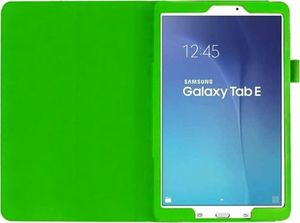 Etui na tablet 4kom.pl Etui skórzane PU Stand Cover do Galaxy Tab E 9.6 T560 Zielone uniwersalny 1