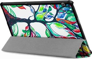 Etui na tablet Alogy Etui Alogy Book Cover do Huawei MediaPad T5 10.1 Kolorowe drzewko + Szkło uniwersalny 4