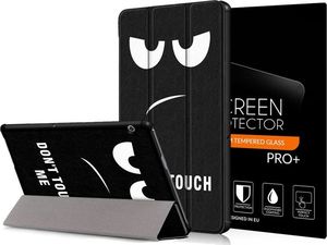 Etui na tablet Alogy Etui Alogy Book Cover Huawei MediaPad T5 10.1 Don't touch me + Szkło uniwersalny 10