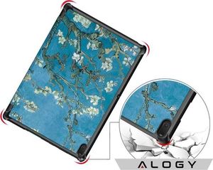 Etui na tablet Alogy Etui Alogy Book Cover do Lenovo Tab E10 10.1 TB-X104F/L Kwitnący migdałowiec uniwersalny 3