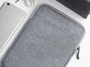 Etui na tablet Alogy Etui na tablet do 10 cali pokrowiec Alogy miękki uniwersalny Jasny szary uniwersalny 3