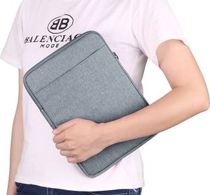 Etui na tablet Alogy Etui na tablet do 10 cali pokrowiec Alogy miękki uniwersalny Jasny szary uniwersalny 7