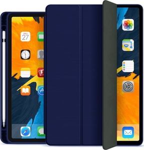 Etui na tablet Alogy Etui obudowa Alogy Smart Case do Apple iPad Pro 11 2020 Granatowe + Szkło uniwersalny 2