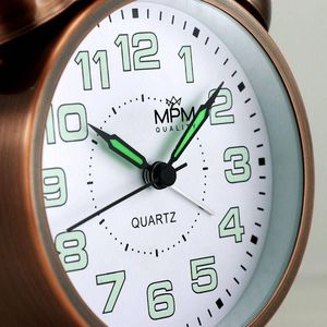 MPM Budzik MPM C01.3855.8200 Bell Alarm Retro uniwersalny 2