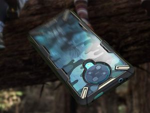 Ringke Etui Ringke Fusion X do Pocophone F2 Pro/Redmi K30 Pro Moro Black + Szkło Alogy uniwersalny 6