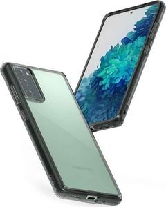 Ringke Etui ochronne obudowa Ringke Fusion do Samsung Galaxy S20 FE Smoke Black + Szkło 3mk uniwersalny 2