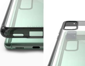 Ringke Etui ochronne obudowa Ringke Fusion do Samsung Galaxy S20 FE Smoke Black + Szkło 3mk uniwersalny 3