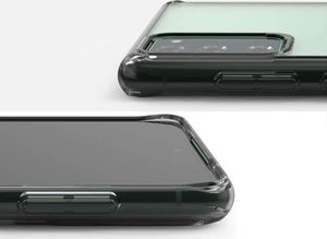 Ringke Etui ochronne obudowa Ringke Fusion do Samsung Galaxy S20 FE Smoke Black + Szkło 3mk uniwersalny 5