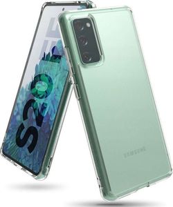 Ringke Etui ochronne obudowa Ringke Fusion do Samsung Galaxy S20 FE Clear + Szkło 3mk uniwersalny 2