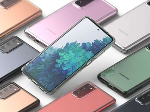 Ringke Etui ochronne obudowa Ringke Fusion do Samsung Galaxy S20 FE Clear + Szkło 3mk uniwersalny 9