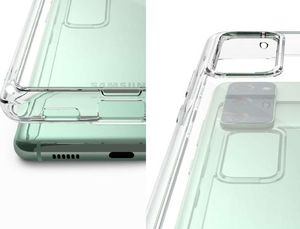 Ringke Etui ochronne obudowa Ringke Fusion do Samsung Galaxy S20 FE Clear + Szkło 3mk uniwersalny 10