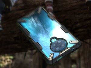 Ringke Etui Ringke Fusion X do Pocophone F2 Pro/Redmi K30 Pro Black + Szkło Alogy uniwersalny 7