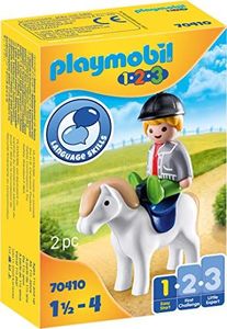 Playmobil 1.2.3. chłopiec z kucykiem (70410) 1