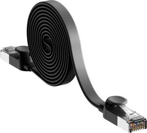 Baseus Płaski kabel sieciowy Baseus High Speed, Ethernet RJ45, Gigabit, Cat.6, 5m (czarny) 4
