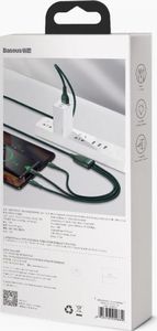 Kabel USB Baseus USB-A - USB-C, microUSB, Lightning 1.2 m Zielony (107700) 6