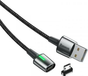 Kabel USB Baseus Kabel magnetyczny micro USB Baseus Zinc 1.5A 2m (czarny) 2