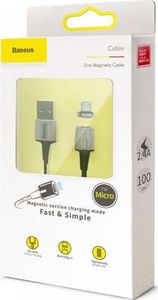 Kabel USB Baseus Kabel magnetyczny micro USB Baseus Zinc 1.5A 2m (czarny) 8
