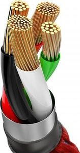 Kabel USB Baseus Kabel USB-C z diodą LED Baseus C-shaped QC 3.0 1m (czerwony) 6