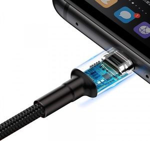 Kabel USB Baseus Kabel USB-C Baseus Cafule Huawei SuperCharge, QC 3.0, 5A 1m (czarno-szary) 6