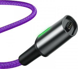 Kabel USB Baseus Kabel magnetyczny USB-C Baseus Zinc 3A 1m (fioletowy) 4