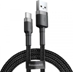Kabel USB Baseus Kabel USB-C Baseus Cafule 2A 3m (szaro-czarny) 1