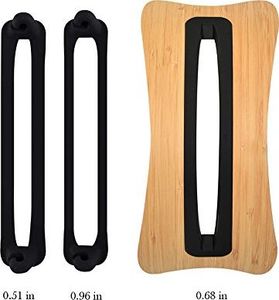 Samdi Pionowy stojak SAMDI do laptopa MacBook, uchwyt na laptopa do ochrony drewna z 3 miękkimi wkładkami silikonowymi do Apple MacBook Air Pro Retina White Birch 5