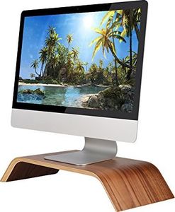 Samdi SAMDI Drewniany stojak chłodzący / Uniwersalny elegancki uchwyt do mocowania Drewniana stacja dokująca do notebooka MacBook Air / Pro Retina (czarny orzech) 1