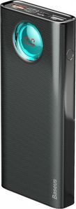 Powerbank Baseus Powerbank 20000mA z wyświetlaczem Baseus Ambilight 2x USB, QC 3.0, PD (czarny) 3