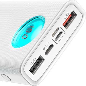Powerbank Baseus Powerbank Baseus Ambilight, 20000mAh, PD, QC 3.0, 18W (biały) 5