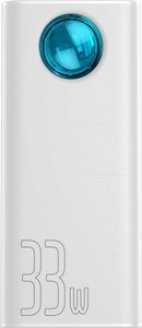Powerbank Baseus Powerbank Baseus Ambilight, 30000mAh, PD, QC 3.0, 33W (biały) 1