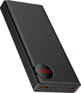 Powerbank Baseus Powerbank 20000mAh z wyświetlaczem Baseus Mulight 2x USB, QC 3.0, PD, 45W (czarny) 2