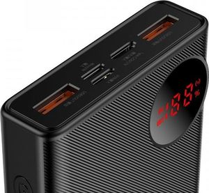Powerbank Baseus Powerbank 20000mAh z wyświetlaczem Baseus Mulight 2x USB, QC 3.0, PD, 45W (czarny) 3