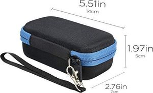 co2CREA co2CREA twardy futerał do profesjonalnego dalmierza laserowego Bosch GLM 40 / GLM 50 C / GLM165-10 / Bosch Blaze Pro GLM165-40 (tylko etui) (czarny / niebieski) 7