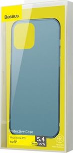 Baseus Baseus Frosted Glass Protective Case For iP 5.4inch 2020 Navy blue 5