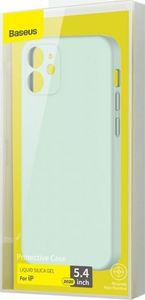Baseus Baseus Liquid Silica Gel Protective Case For iP 5.4inch 2020 Mint green 5