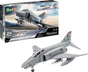 Revell Revell Easy-Click 03651 F-4 Phantom - zestaw modelarski dla początkujących z systemem Easy-Click, wielokolorowy 1