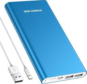 Powerbank POWERADD POWERADD Pilot 4GS 12000 mAh Zewnętrzna ładowarka do telefonu ze złączem Iightning Power bank Specjalnie dla iPhone'a 8, X, XS, 7, 7 Plus, 6, 6 Plus, 6s, 5, 5s, 5c 1