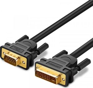 Kabel Ugreen DVI-I - D-Sub (VGA) 3m czarny (54464) 1