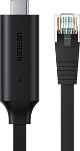 Ugreen Ugreen adapter przejściówka kabel sieciowy konsolowy internetowy USB - RJ45 1,5 m czarny (80186 CM204) 1