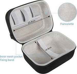 JSVER JSVER Case na Oculus Go, pokrowiec na zestaw słuchawkowy 3D VR Virtual Reality do kontrolera bezprzewodowego Oculus Go Gamepad Bluetooth do gier pilot Eva Hart Etui podróżne 4