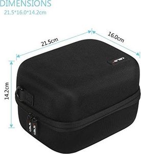 JSVER JSVER Case na Oculus Go, pokrowiec na zestaw słuchawkowy 3D VR Virtual Reality do kontrolera bezprzewodowego Oculus Go Gamepad Bluetooth do gier pilot Eva Hart Etui podróżne 6