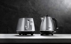 Toster DeLonghi DeLonghi Toster Distinta X CTI2103.M Toster 2-komorowy z nasadką na bułkę, stal nierdzewna 2