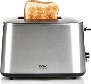 Toster Domo Domo Kompaktowy 2-komorowy toster z innowacyjną technologią szybkiego opiekania, wykonany ze stali nierdzewnej, 3 funkcje i 7 poziomów 7