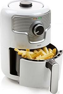 Frytkownica Domo Domo DO517FR Airfryer Mini frytkownica na gorące powietrze Deli-Fryer 1,6 litra, 1000 W, plastik, 1,6 litra, biały 4