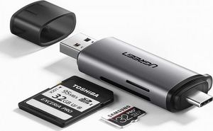 Czytnik Ugreen Adapter USB + USB-C UGREEN czytnik kart SD + microSD 1