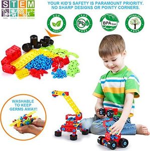 VATOS Zabawki VATOS budują klocki zabawki edukacyjne klocki klocki składające się z 552 elementów - STEM edukacyjne konstrukcje klocki kreatywne zabawki dla dzieci chłopców i dziewcząt w wieku od 6 lat 2